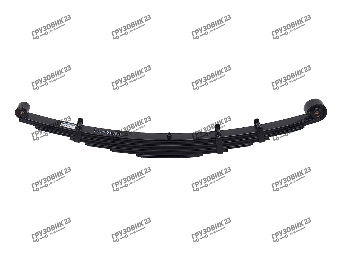 Рессора в сборе IPF5 / 1-51130-088-0 Isuzu FRR/FRD/FSR 93~  5t front 7 листов 2 втулки 25-30-68 SKV