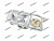 Фара R  в бампер с туманкой  1-82110-399-2 / 8-97609-417-0 Diesel
